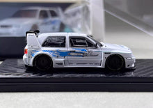 Load image into Gallery viewer, RM 1:64 White VW Golf MK3 Concept Hatchback Sports Model Diecast Metal Car New Collection
