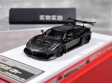 Load image into Gallery viewer, 1:64 Black 458 GT LB Racing Sports Model Diecast Resin Car BN
