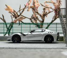 Load image into Gallery viewer, LT 1:64 Silver F12 TDF V12 Super Racing Sports Model Diecast Metal Car New Collection
