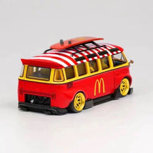 Load image into Gallery viewer, LF 1:64 Red VW T1 Van Camper RWB Kombi Sports Model Diecast Metal Car New
