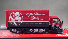 Load image into Gallery viewer, MT 1:64 Red Romeo H300 Box Truck Custom Sports Model Diecast Metal Car New Collection
