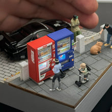 Load image into Gallery viewer, 1:64 Painted Figure Model Miniature Resin Diorama Toy Sand Vending Machine
