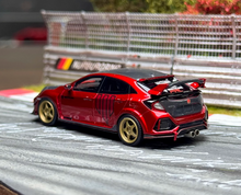 Load image into Gallery viewer, NA 1:64 Red JDM Civic FK8 Type R Racing Sports Model Diecast Resin Car New Collection
