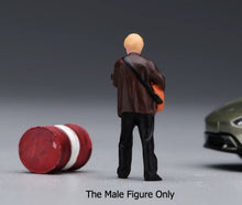 Load image into Gallery viewer, 1:24 Painted Figure Model Miniature Resin Diorama  Sand Guitar Man Player
