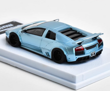 Load image into Gallery viewer, MJ 1:64 Ice Blue Murcielago LP670 Sports Model Diecast Resin Car New Collection
