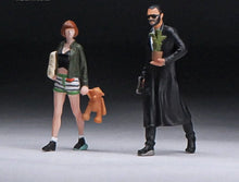 Load image into Gallery viewer, 1:64 Painted Figure Mini Model Miniature Resin Diorama Sand Suit Man Girl Toy New
