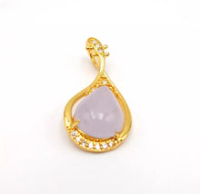 Load image into Gallery viewer, Nature Jade Pipa Pendant Necklace Gift Jewelry charm Blessing Lucky Fortune New
