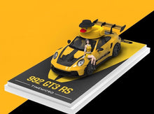 Load image into Gallery viewer, TM 1:64 992 GT3 RS Roof Box Figure Racing Sports Model Diecast Metal Car New Collection
