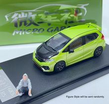 Load image into Gallery viewer, MG 1:64 Green Carbon JDM Fit GK5 RS Figure Sports Model Diecast Metal Car New Collection
