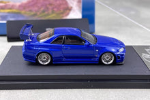 Load image into Gallery viewer, Fuji 1:64 Blue Skyline GTR R34 Nismo Z-Tune Sport Model Diecast Metal Car New Collection
