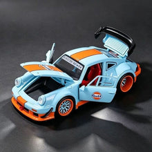 Load image into Gallery viewer, FG 1:64 Blue RWB 930 Sports Open Model Diecast Metal Car New Collection
