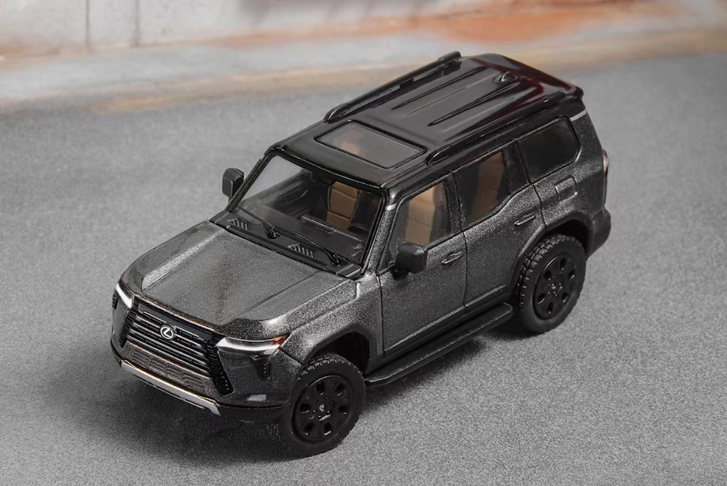 GCD 1:64 Gray Lexus GX550 J250 ORV SUV Sports Model Diecast Metal Car New Collection