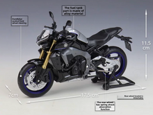 Load image into Gallery viewer, WELLY 1:12 Black MT-10 SP Sports Model Motorcycle Bike Diecast ABS New Collection
