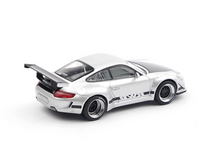 Load image into Gallery viewer, Poprace 1:64 Silver RWB 997 Racing Sports Model Diecast Metal Car New Collection
