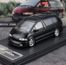 Load image into Gallery viewer, Mortal 1:64 Black Previa Mini Van MPV Sports Model Diecast Metal Car New Collection
