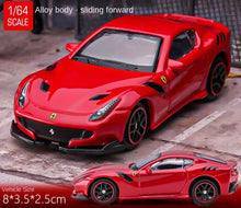 Load image into Gallery viewer, Bburago 1:64 Red Ferrari F12TDF Racing Sports Model Toy Diecast Metal Car BN
