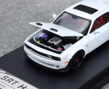 Load image into Gallery viewer, SH 1:64 White Challenger SRT Muscle Hellcat Sport Model Diecast Metal Car New Collection
