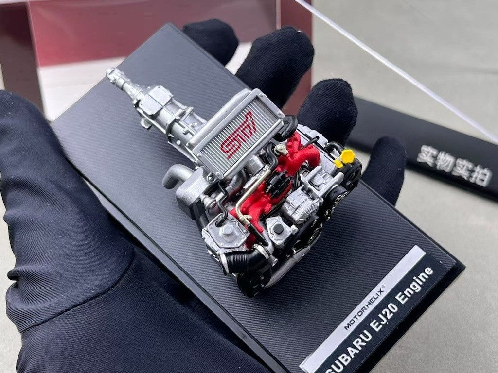 MH 1:18 JDM EJ20 Turbo STI WRX Engine Model Diecast Metal Car New Collection