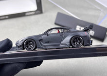 Load image into Gallery viewer, Inno 1:64 Black Carbon GTR R35 LBWK Sports Model Diecast Metal Car New Collection
