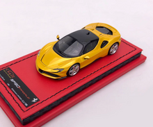 Load image into Gallery viewer, ART 1:64 Yellow SF90 Stradale Hard Top Sports Model Diecast Resin Car New
