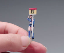 Load image into Gallery viewer, 1:64 Painted Figure Model Miniature Resin Diorama Signboard Model Lady Sand Hot
