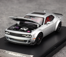 Load image into Gallery viewer, SH 1:64 Silver SRT Hellcat Muscle Sports Model Diecast Metal Car New Collection

