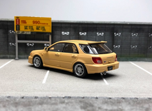 Load image into Gallery viewer, 1:64 Furuya HEC Yellow Impreza WRX STI VII 7 Wagon Model Diecast Metal Car
