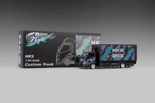 Load image into Gallery viewer, MT 1:64 Black HKS H300 Tow Box Truck Custom Model Diecast Metal Car New Collection

