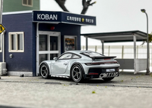 Load image into Gallery viewer, MINIGT 1:64 Ice Gray Porsche 911 Dakar Sports Model Diecast Metal Car New Collection

