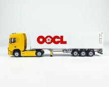 Load image into Gallery viewer, UM 1:64 Yellow Scania730S Container Delivery Truck Model Diecast Metal Car BN
