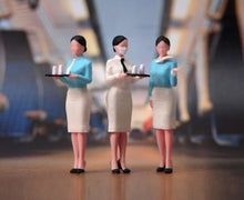 Load image into Gallery viewer, 1:64 Painted Figure Model Miniature Resin Diorama Sand Casual Man Woman Beauty
