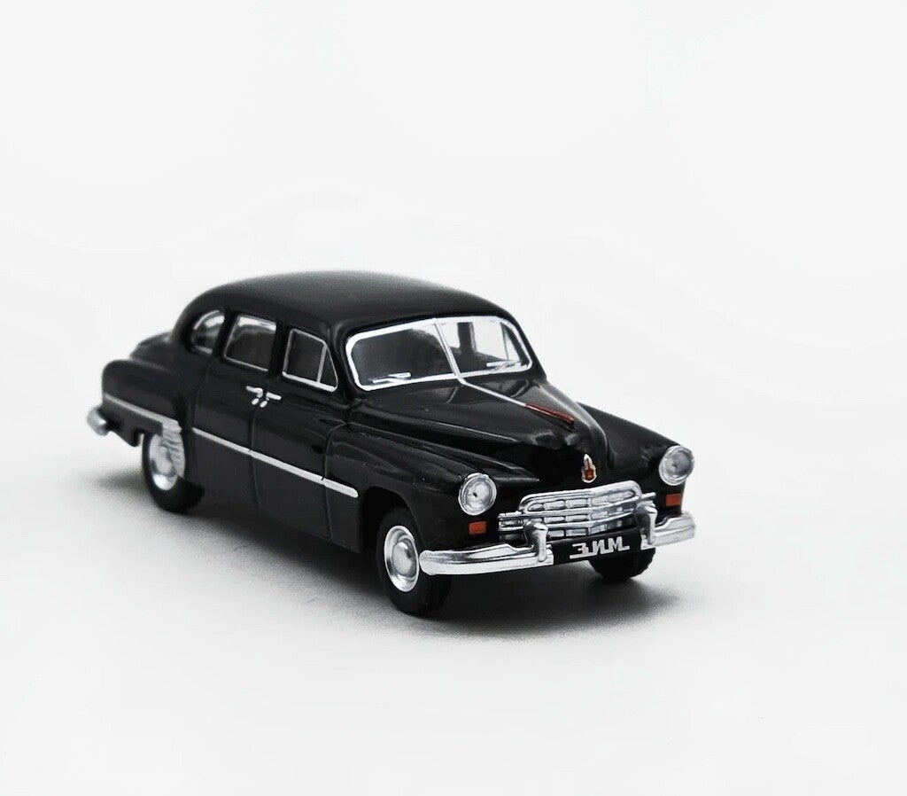 Perka 1:64 Black GAZ-12 ZIM Classic Vintage Model Diecast Metal Car BN