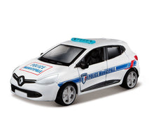Load image into Gallery viewer, Bburago 1:64 Renault Clio Police Racing Sports Model Toy Diecast Metal Car
