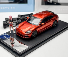 Load image into Gallery viewer, Liberty 1:64 Orange Panamera Turbo S Figure Sport Model Diecast Metal Car New Collection

