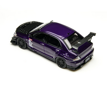 Load image into Gallery viewer, TM 1:64 Purple Carbon Lancer EVO 9 IX Sports Model Diecast Metal Car New Collection
