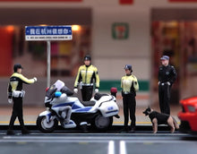 Load image into Gallery viewer, 1:24 Painted Figure Model Miniature Resin Diorama  Sand Policeman Police Set
