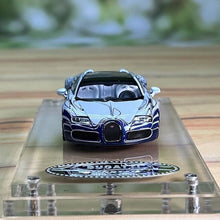 Load image into Gallery viewer, Mortal 1:64 Blue White Veyron SS Racing Sports Model Diecast Metal Car New Collection
