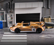 Load image into Gallery viewer, CM 1:64 Gold Elva Super Racing Sports Model Toy Diecast Metal Car Box
