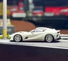 Load image into Gallery viewer, TOC 1:64 White 812C Coupe Racing Sports Model Diecast Metal Car New Collection
