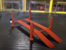Load image into Gallery viewer, 1:64 Painted Figure Model Miniature Resin 4 wheel alignment Device Pillar Lift Collection
