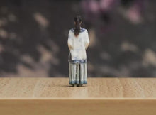 Load image into Gallery viewer, 1:64 Painted Figure Model Miniature Resin Diorama Sand Girl Qipao Vtintage Lady
