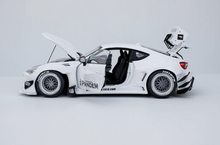 Load image into Gallery viewer, DCN 1:18 JDM White GR86 Pandem Widebody Sports Model Diecast Metal Car New
