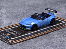 Load image into Gallery viewer, YM 1:64 Blue Miata MX5 Pandem Roadster Convertible Model Diecast Resin Car New
