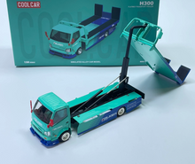 Load image into Gallery viewer, CC 1:64 Blue H300 Tow Flatbed Trailer Truck Model Diecast Metal Car New Collection
