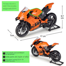 Load image into Gallery viewer, WELLY 1:12 Orange KTM RC 8C Sports Racing Model Diecast Metal Motorcycle Bike New
