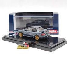 Load image into Gallery viewer, HJ 1:64 JDM Grey Subaru WRX Impreza STI GC8 Racing Sport Model Toy Metal Car Display Box
