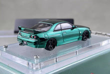Load image into Gallery viewer, FH 1:64 Green Carbon Skyline GTR R33 Racing Sports Model Diecast Metal Car New Collection
