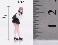 Load image into Gallery viewer, 1:64 Painted Figure Model Miniature Resin Diorama Toy Sand Uniform Girl Pretty
