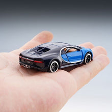 Load image into Gallery viewer, Bburago 1:64 Blue Bugatti Chiron Super Racing Sports Model Toy Diecast Metal Car BN
