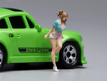 Load image into Gallery viewer, 1:24 Painted Figure Model Miniature Resin Diorama  Sand Hot Pants Pretty Girl
